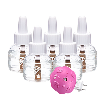 金童电热驱蚊液 蚊香液无味电蚊香5瓶灭蚊液套装