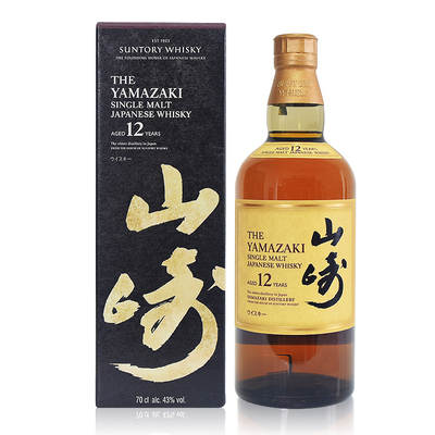 山崎12年700ml43%vol单一麦芽
