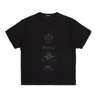 Randomevent24春夏季上衣LOGO图形组合印花圆领T恤