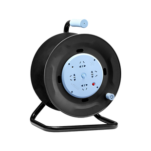 公牛插座电源线盘空盘电缆移动卷线盘拖线插线板无线滚子工程插排