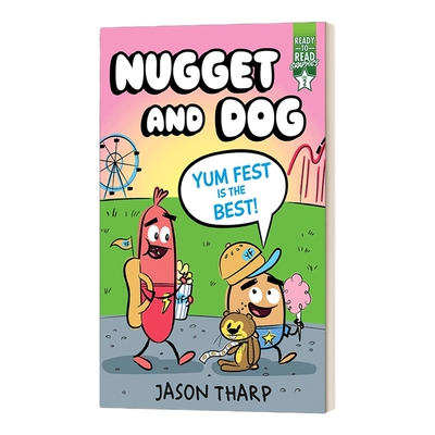 英文原版 Nugget and Dog Yum Fest Is the Best 努格特和狗 好吃的节日 分级阅读 漫画版 Ready-to-Read Graphics Level 2 英文版
