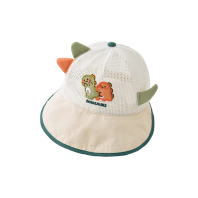 儿童帽子夏季薄款透气网眼鸭舌帽男孩女宝宝婴儿遮阳防晒太阳帽潮