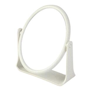 ins小镜子化妆镜学生宿舍台式桌面可立便携家用桌上梳妆双面圆镜