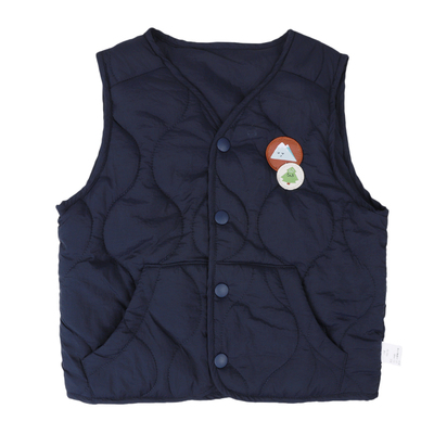 儿童马甲保暖外穿棉背心男童夹棉坎肩秋冬男宝2025新款潮帅气童装