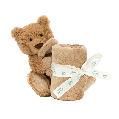 英国Jellycat巴塞罗熊安抚巾宝宝抓握玩具亲肤毛绒玩偶哄睡公仔