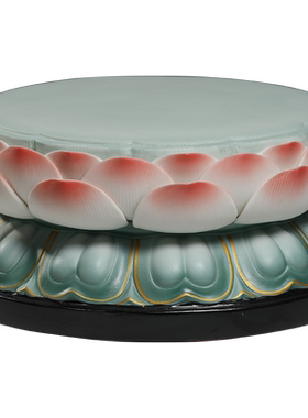 锵锵陶瓷佛像垫高底座莲花座