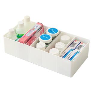 收纳药盒家用常备药品分装分格盒客厅整理盒便捷置物学生宿舍置物