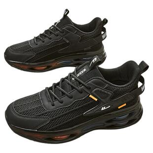 回力男鞋新款软底减震运动鞋男士潮流百搭黑色鞋子厚底增高老爹鞋