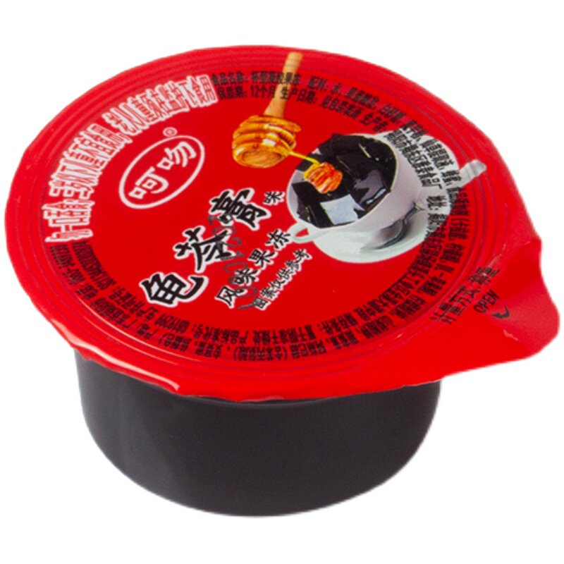 即食龟苓膏风味果冻杯装蜂蜜调味儿童休闲夏季零食大礼包整箱散装