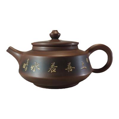 广西钦州坭兴陶周盘手工茶壶特惠