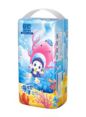 安臣海洋超薄透气拉拉裤通用