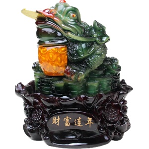 树脂百财白菜如意商务风貔貅摆件