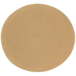 【这是棉的 可机洗】圆形编织加厚地垫卧室地毯客厅茶几沙发脚垫