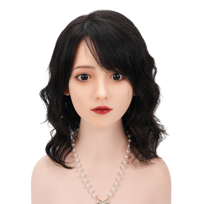 swanee全头套女真人发丝羊毛卷