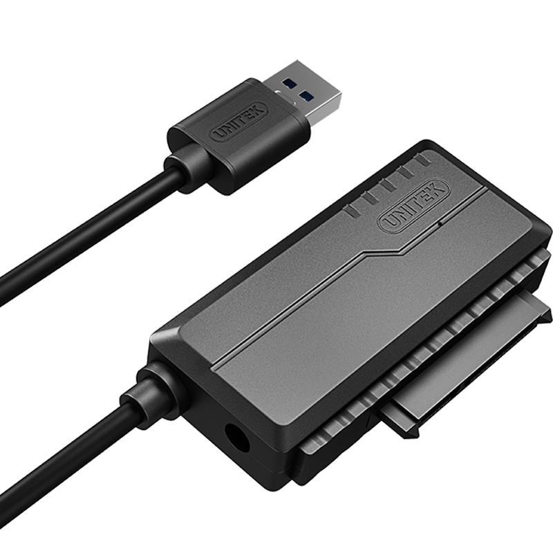 优越者sata转usb3.0易驱线台式电脑笔记本外接硬盘转接线2.5/3.5寸带供电接口机械固态硬盘数据线光驱读取器