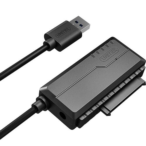 优越者sata转usb3.0易驱线台式电脑笔记本外接硬盘转接线2.5/3.5英寸通用带供电口机械固态硬盘数据线读取器