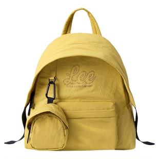 Lee户外通勤帽檐双肩包女轻便迷你旅行包小型背包学生上课书包
