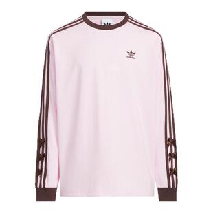 女童纯棉甜美蝴蝶结运动长袖T恤儿童秋季adidas阿迪达斯三叶草