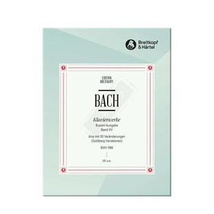 巴赫哥德堡变奏曲BWV988 钢琴作品全集卷十五 布索尼版 大熊原版乐谱书 Bach Complete Piano Works Goldberg Variations EB4315