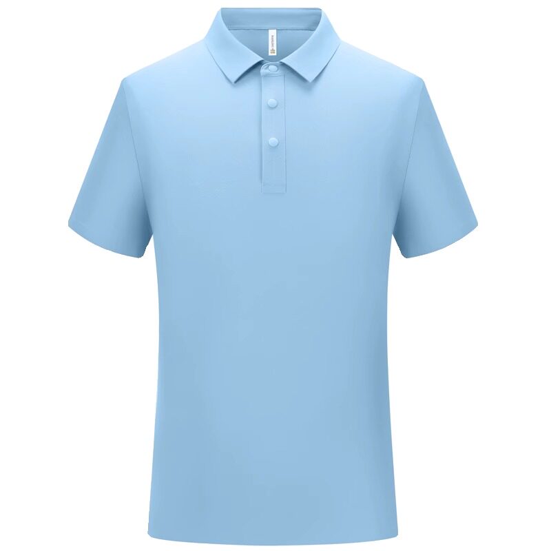 韩领速干冰丝Polo衫定制工作服企业文化t恤衫翻领工衣短袖印LOGO