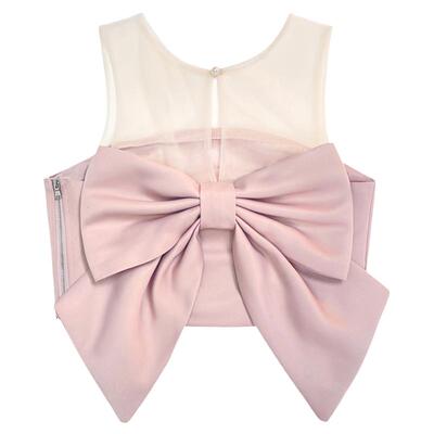 立体蝴蝶结纯欲性感胸衣外穿上衣