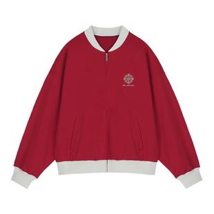 BJHG不计后果棒球服外套男款冬季国潮牌中国风中式复古休闲夹克女