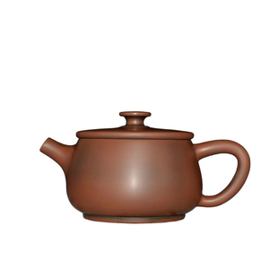 坭兴陶茶壶大口汉瓦壶纯手工家用泡茶小容量中式工功茶古铜色单壶