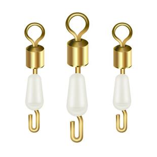 川泽竞技开口转环硅胶快速子线夹连接器八8字环子线连接快速别针