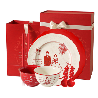 川岛屋新婚结婚订婚礼物餐具套装