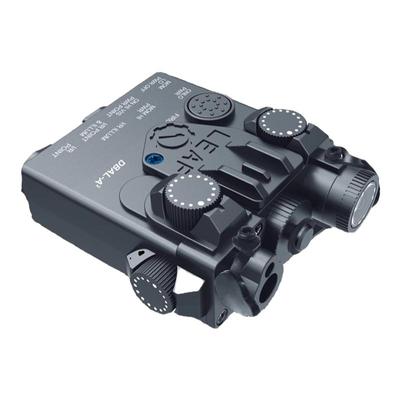 DBAL-A2尼龙战术电池盒多功能爆闪手电红绿镭射激光可调节带鼠尾