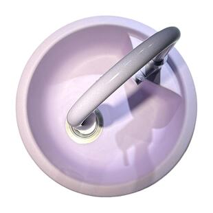 香芋紫石英石单单槽圆槽厨房中岛台吧台水池小号洗菜盆手工多色