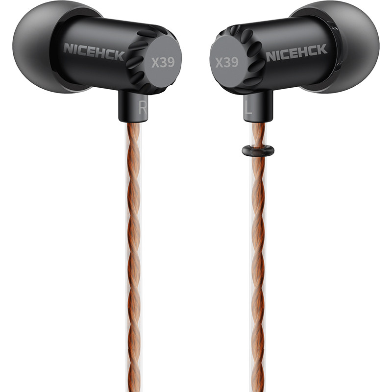 NICEHCK原道钛美X39入耳式微动圈发烧hifi有线耳机高音质音乐睡眠