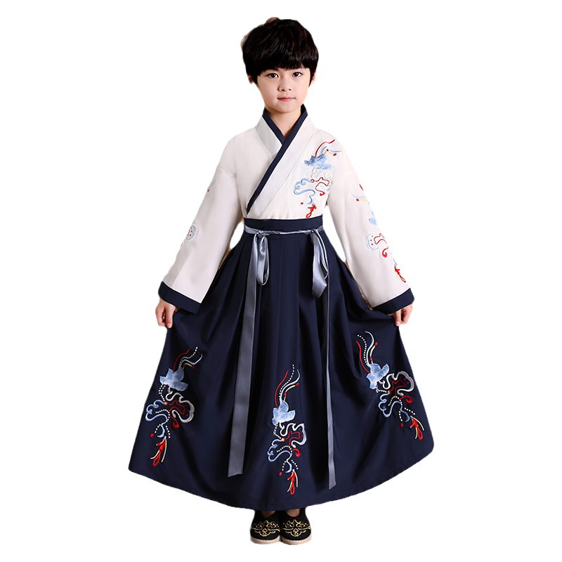 儿童古装汉服男女童小女孩古代