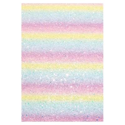 拼豆手工DIY彩虹渐变格力特布