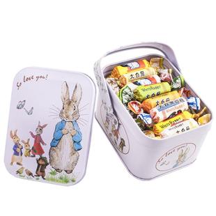 大白兔糖礼盒装奶糖铁盒上海冠生园大白兔奶糖糖果混合口味节日礼