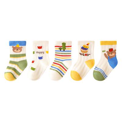 宝宝春夏薄款纯棉透气网眼袜