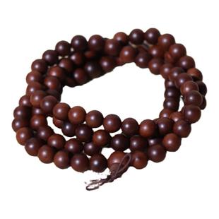 道系枣木佛珠108手串0.6枣木0.8流珠道家雷击木男士手链法器雷劈