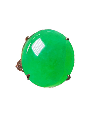 冰种大鸽子蛋木那甜阳绿天然玉髓