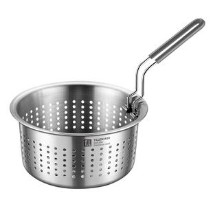 真304不锈钢炸篮油炸漏网篮煮面捞面漏炸筐炸锅油锅麻辣烫过滤网