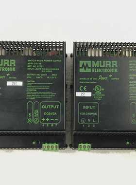 MURR ELEKTRONIK MPS5-230/24 SWITCH MODE POWER SUPPLY 87761 (