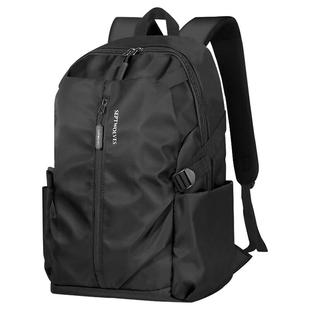 七匹狼双肩包男士背包15.6英寸电脑包休闲防泼水大容量书包旅行包