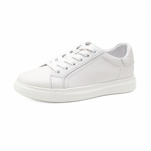 哈森小白鞋女鞋2026春季新款爆款平底百搭轻便舒适时尚板鞋运动鞋