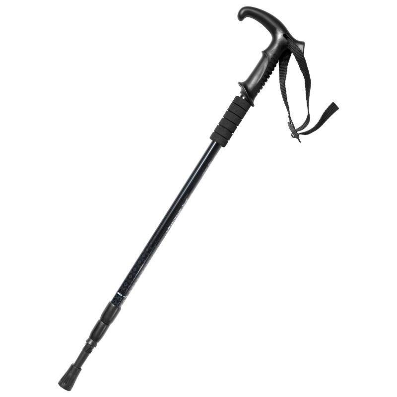 北山狼户外铝合金伸缩登山杖手杖超轻碳纤维折叠徒步手杖爬山拐杖