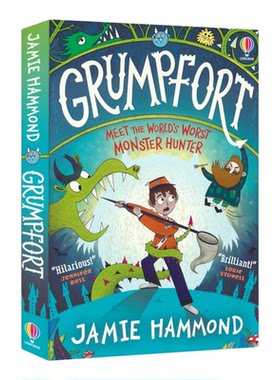 Usborne Grumpfort 怪物猎人格朗福特 尤斯伯恩英语故事书 小学生青少年课外读物 黑白插图 章节小说 英文原版进口儿童图书