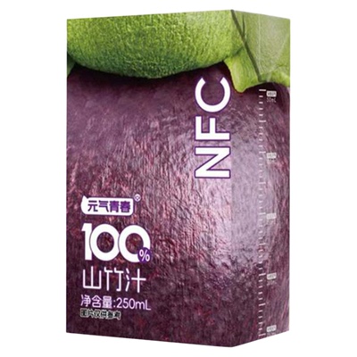 元气青春山竹汁整箱2500ml包邮