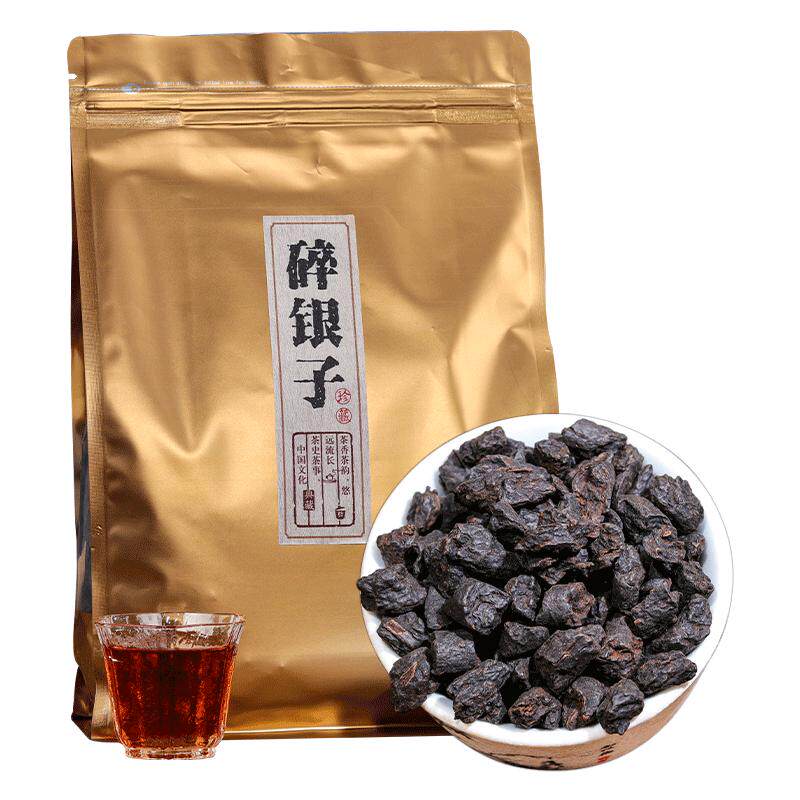 糯香碎银子普洱茶糯米香茶化石