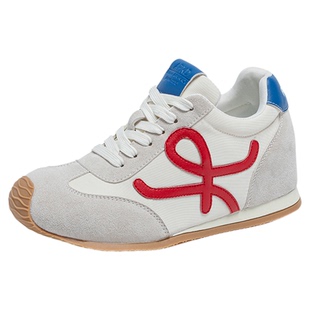 超轻德训鞋女2025新款秋季内增高休闲运动女鞋轻便软底防滑不累脚