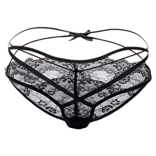 「LA」梦幻缪斯*原创FY纯欲性感诱人本命年蕾丝交叉高腰三角内裤