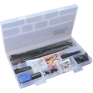 化妆师专业收纳盒整理盒化妆盒子 夹子卡子发夹梳子皮筋防尘分隔