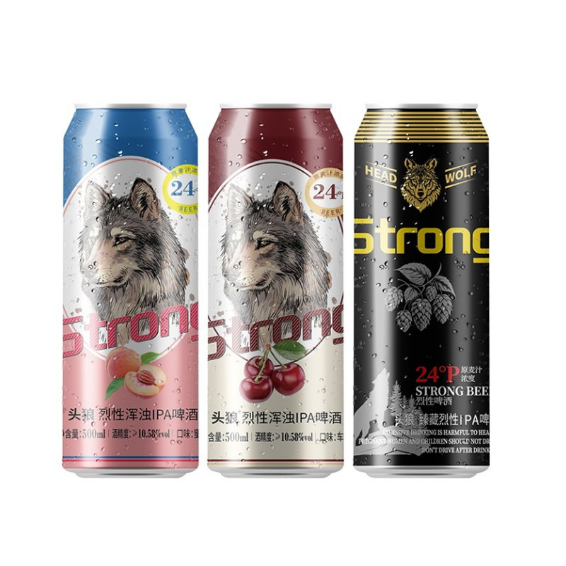 头狼中式精酿啤酒整箱冰镇西瓜